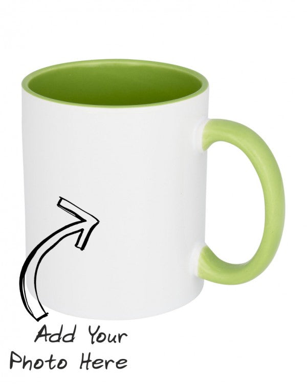 Tazze in ceramica personalizzate da 10 once VERDE