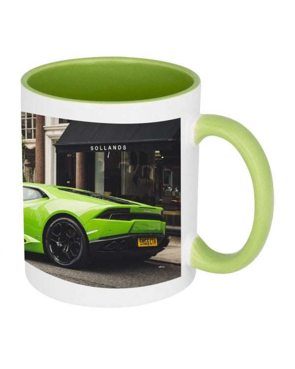 Tazze in ceramica personalizzate da 10 once VERDE