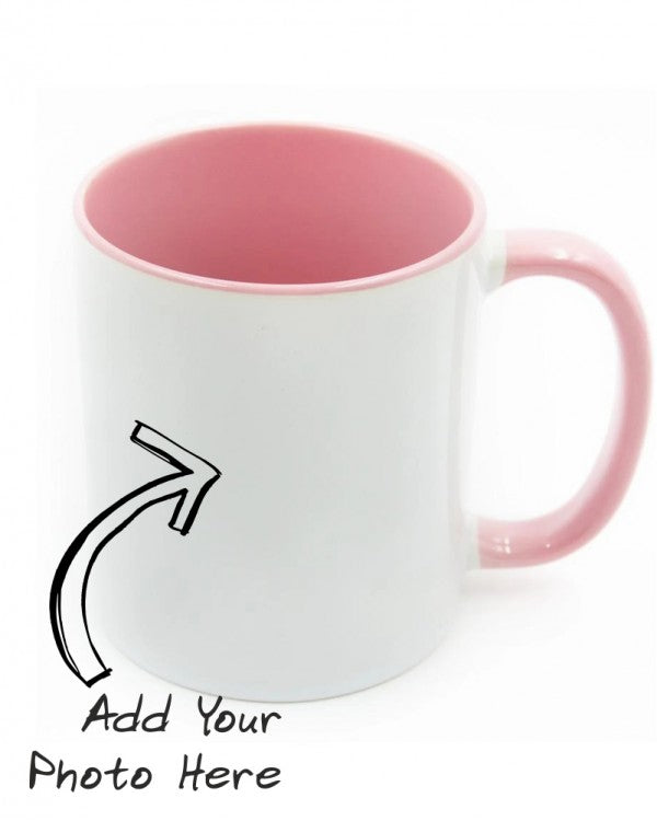 Tazze in ceramica personalizzate da 10 once ROSA