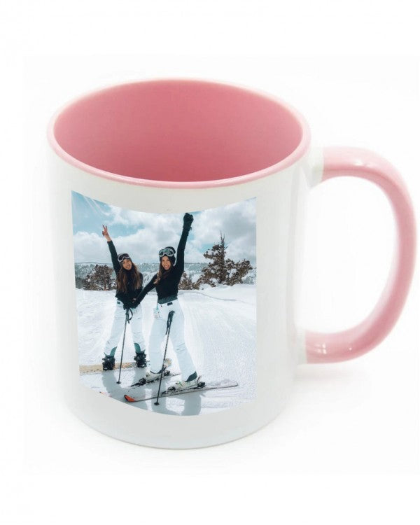Tazze in ceramica personalizzate da 10 once ROSA
